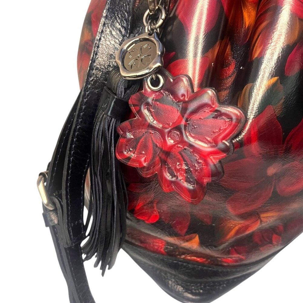 Patricia Nash Red Floral Crossbody Bag - Picture 11 of 15